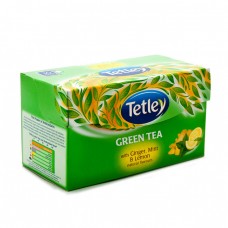 TATA TETLEY GREEN TEA BAG GINGER MINT LEMON